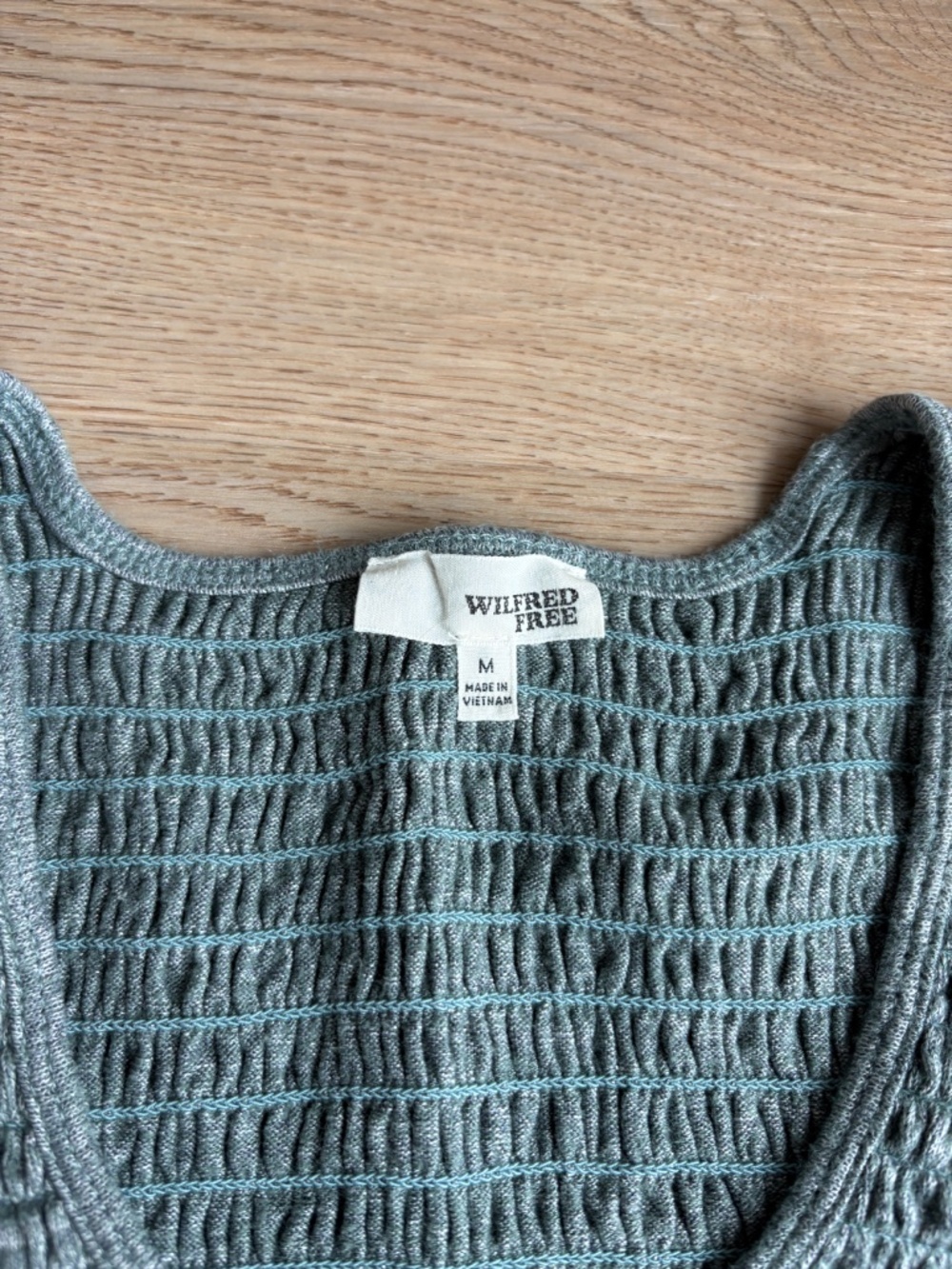 Wilfred Free Ruffled & Ruched Crop Top - Picture 3 of 6